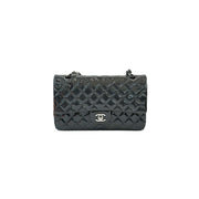 Chanel Med Grey Patent Classic Flap Bag - Jiaxyk